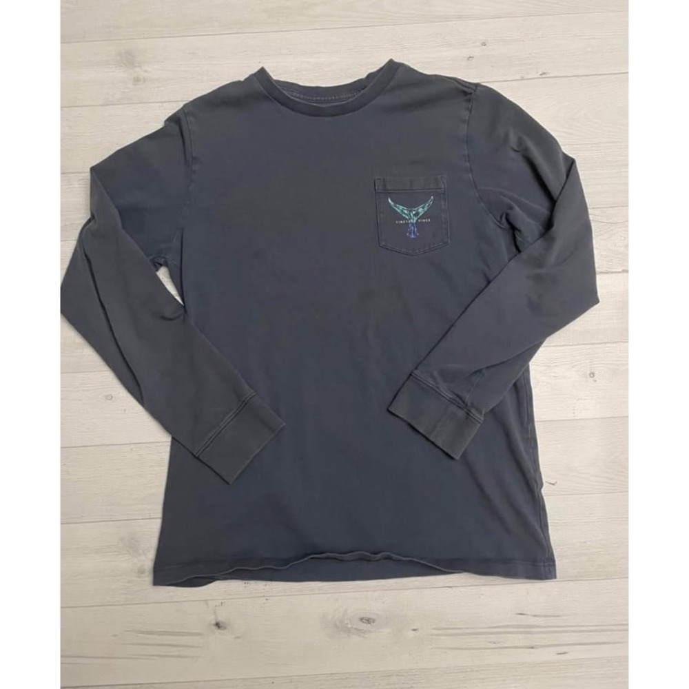 Vineyard Vines‎ Boys' Ombre Tuna Long-Sleeve Pocket Tee 12-14